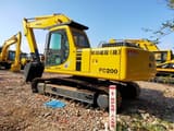 2018 Komatsu PC200-6 crawler excavator, side view