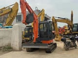 2016 Hitachi ZX50U-2 mini excavator, front three-quarter view