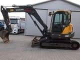 2015 Volvo ECR88D crawler excavator, side view