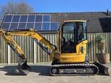 2023 XCMG XE35E mini excavator, side view