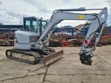 2016 Volvo ECR58D mini excavator, side view