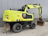 2015 Caterpillar M320F wheel excavator, rear three-quarter view