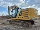 2018 Caterpillar 320GC crawler excavator, rear three-quarter view