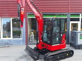 Mole M35ZT mini excavator, side view