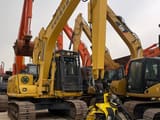 2021 Komatsu PC120 crawler excavator with tree shear attachment
