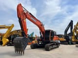 2020 Doosan DX300LC-9C crawler excavator, front three-quarter view