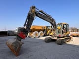 2015 Volvo ECR145DL crawler excavator, side view