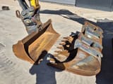 2021 Wacker Neuson EW100 wheel excavator bucket and attachment detail