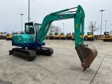 IHI 60NS mini excavator, side view