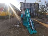 2019 Kobelco SK55 mini excavator, front view with boom retracted