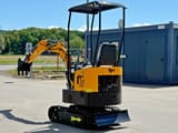 2025 JPC HT-12 MINI mini excavator, rear three-quarter view