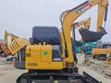 2023 XCMG XE60DA mini excavator, side profile view