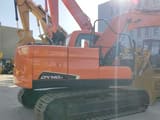 2022 Doosan DX140LC crawler excavator, side view