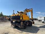 2017 JCB JS175W wheel excavator, rear three-quarter view
