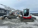 2017 Takeuchi TB153FR mini excavator side view