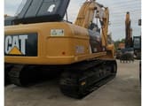 2018 Caterpillar 336D crawler excavator, rear three-quarter view