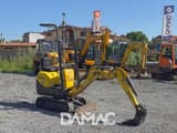 2012 Wacker Neuson 803 mini excavator, rear three-quarter view