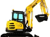 2025 SDLG ER655H Excavator with a black digging bucket attached to the end of its yellow boom and arm.