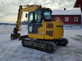2016 Komatsu PC78US crawler excavator, rear three-quarter view