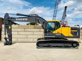 2024 Volvo EC220EL crawler excavator, side view