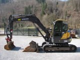 2020 Volvo ECR88D mini excavator, side view