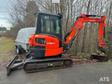 2020 Kubota U36-4 mini excavator side view