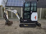 2020 Bobcat E17 mini excavator, side view