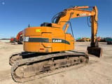 2005 CASE CX 225 SR LC crawler excavator, rear three-quarter view