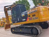 2024 Caterpillar 320D2L crawler excavator, rear three-quarter view
