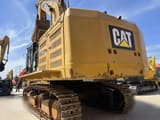2017 Caterpillar 374FL crawler excavator rear three-quarter view