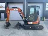 2023 Hitachi ZX33U-6 mini excavator, side profile view