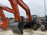 2023 Hitachi 350-5G crawler excavator, front three-quarter view