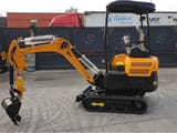 JPC HT20 mini excavator, side view