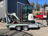 2022 Bobcat E17 mini excavator, side view