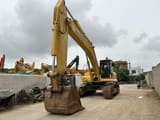 2016 Komatsu PC400-8 crawler excavator, front three-quarter view