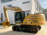 2023 Caterpillar 320GC crawler excavator, side profile view