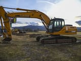 2007 CASE CX240B crawler excavator, side profile view