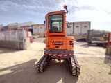 2019 Doosan DX35Z mini excavator, rear view