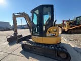 2019 Caterpillar 305.5E2 CR crawler excavator, side view