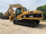 2017 Caterpillar 320CL crawler excavator, side view