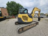 2014 Yanmar VIO80-U mini excavator, rear three-quarter view