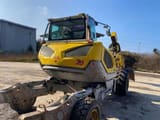2016 Menzi Muck M525 walking excavator, rear three-quarter view
