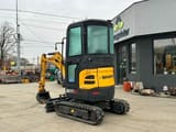 2023 Shantui SE17SR mini excavator, three-quarter view