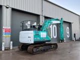 2022 Kobelco SK130LC-11 crawler excavator, rear three-quarter view