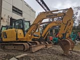 2012 Komatsu PC56-7 mini excavator, side view