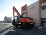 2017 Hitachi ZX360W-3 wheel excavator, rear three-quarter view