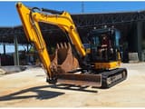JCB 86C-2 crawler excavator, front three-quarter view
