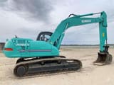2004 Kobelco SK200LC MARK V crawler excavator, side profile view