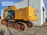 2020 Caterpillar 374FL crawler excavator, rear three-quarter view