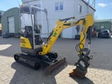 2022 Wacker Neuson EZ17E mini excavator, side view